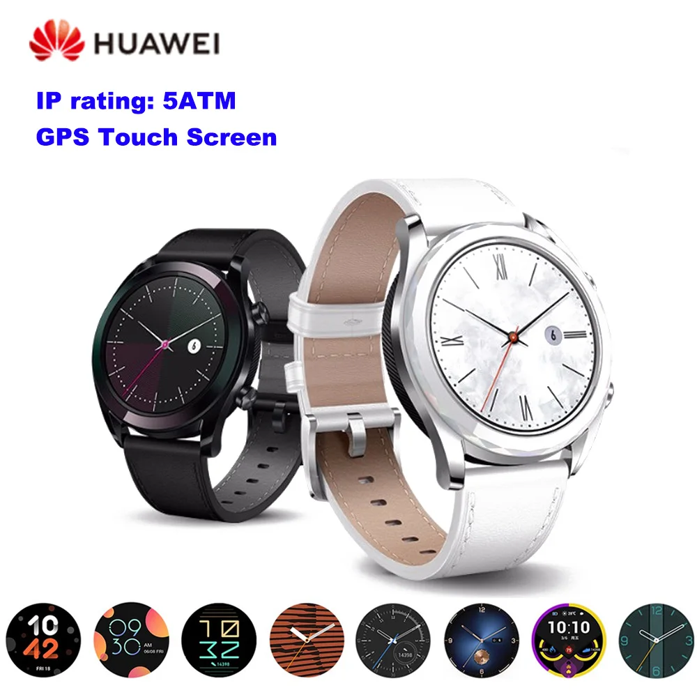  HUAWEI GT Smart Uhr GPS HD Bildschirm Bluetooth Outdoor Sport Uhr Mit NFC Passometer Herz Rate Moni