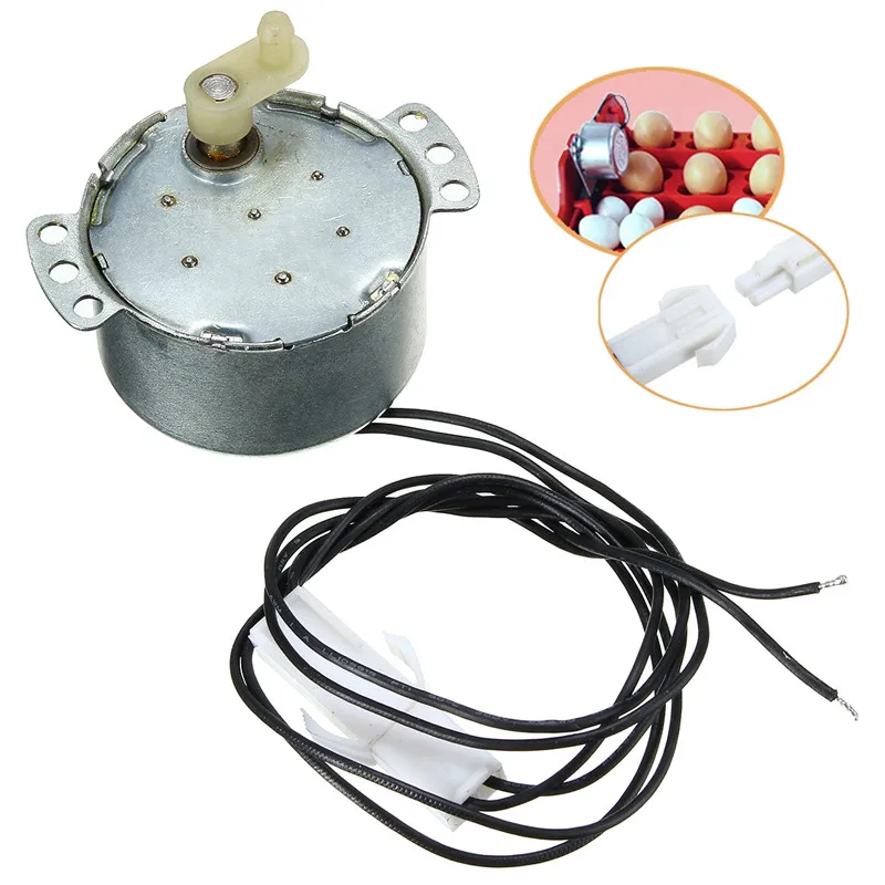 

1PCS 110V AC 50/60Hz Egg Turner Motor Rotator Motor for Farm Incubator Hatcher AC Motor