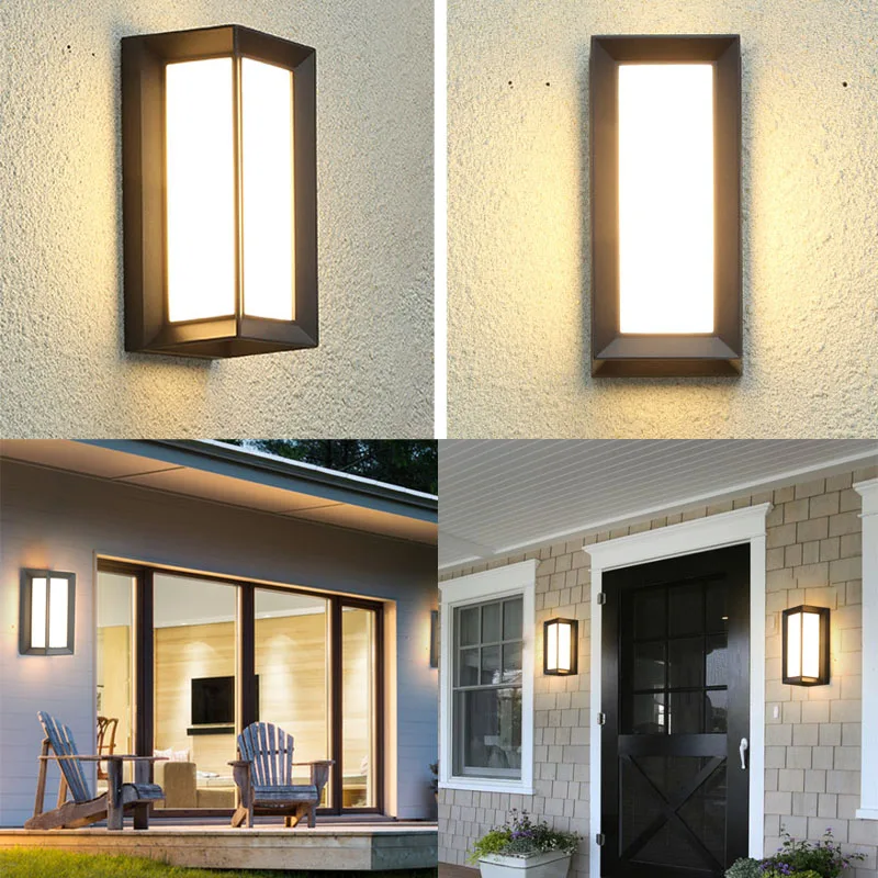 

Balcony Wall Light Waterproof Terrace Door Exterior Wall Wall Light Garden Hotel Simple Courtyard LED Wall Light