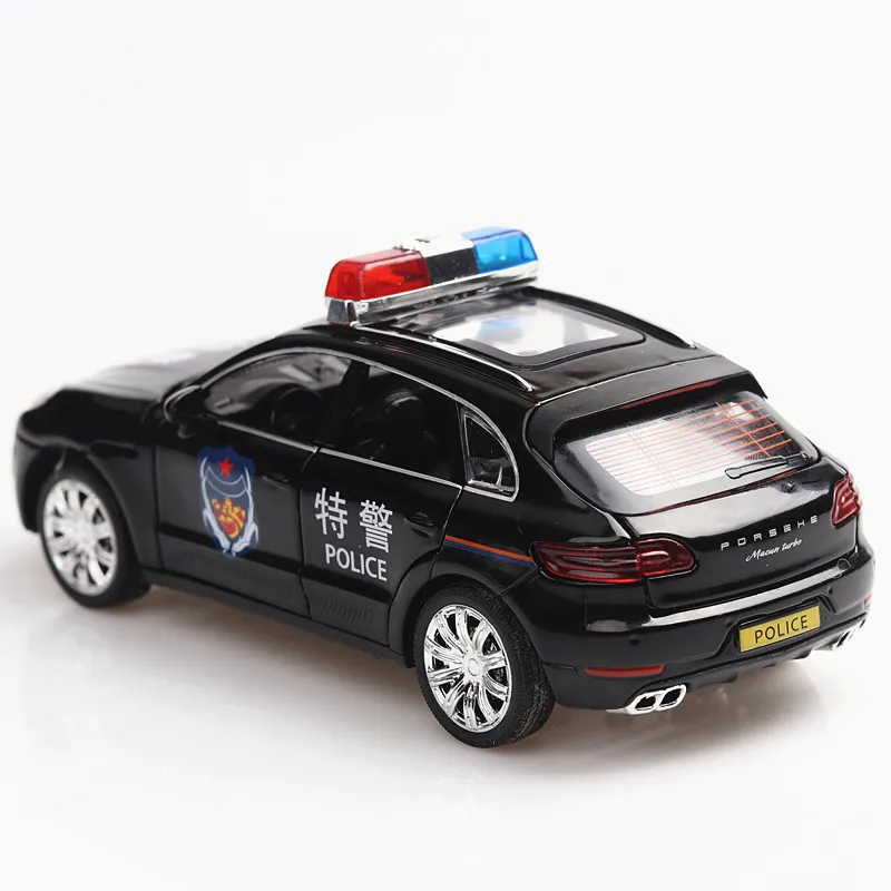 1:32 полицейский пожарный автомобиль Macan Литые и игрушечные автомобили модель