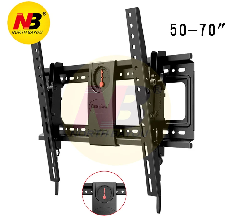 

NB DF70-T 50"-70" 125lbs BIG TV Flat Panel LED LCD TV Wall Mount bracket Tilt Monitor Mount with bubble level