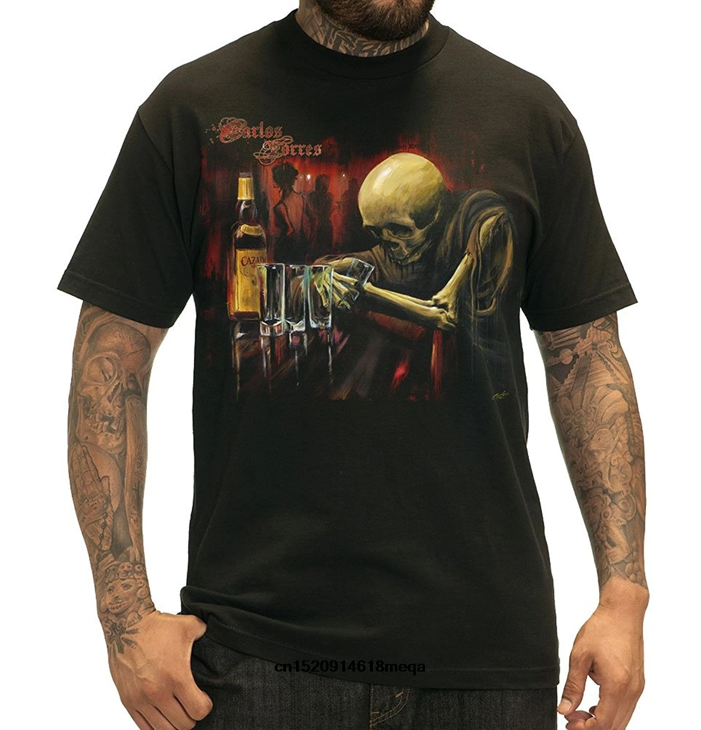 

t shirt Sullen Torres Tee Black Cool Tees Shirts Men High Quality Printed Tops Tees Funny Fashion T-shirt