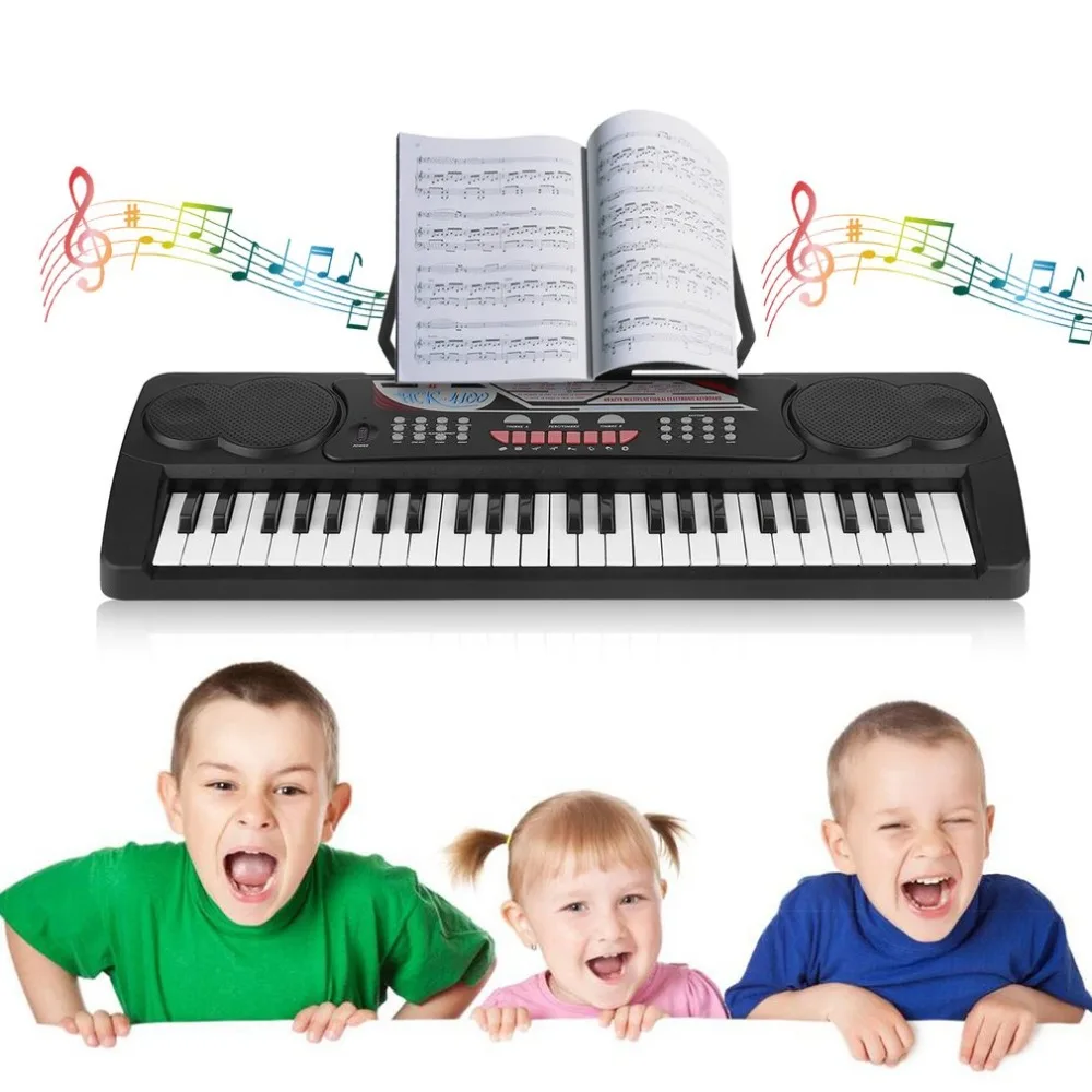 

49 Keys Children English Version Portable Music Instrument Electronic Organ Piano Accessories Education Toy Free shippin