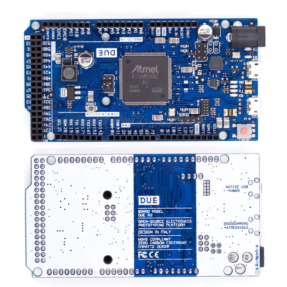 Новая официальная совместимая плата DUE R3 SAM3X8E 32-битная ARM Cortex-M3/Mega2560 Duemilanove 2013 для
