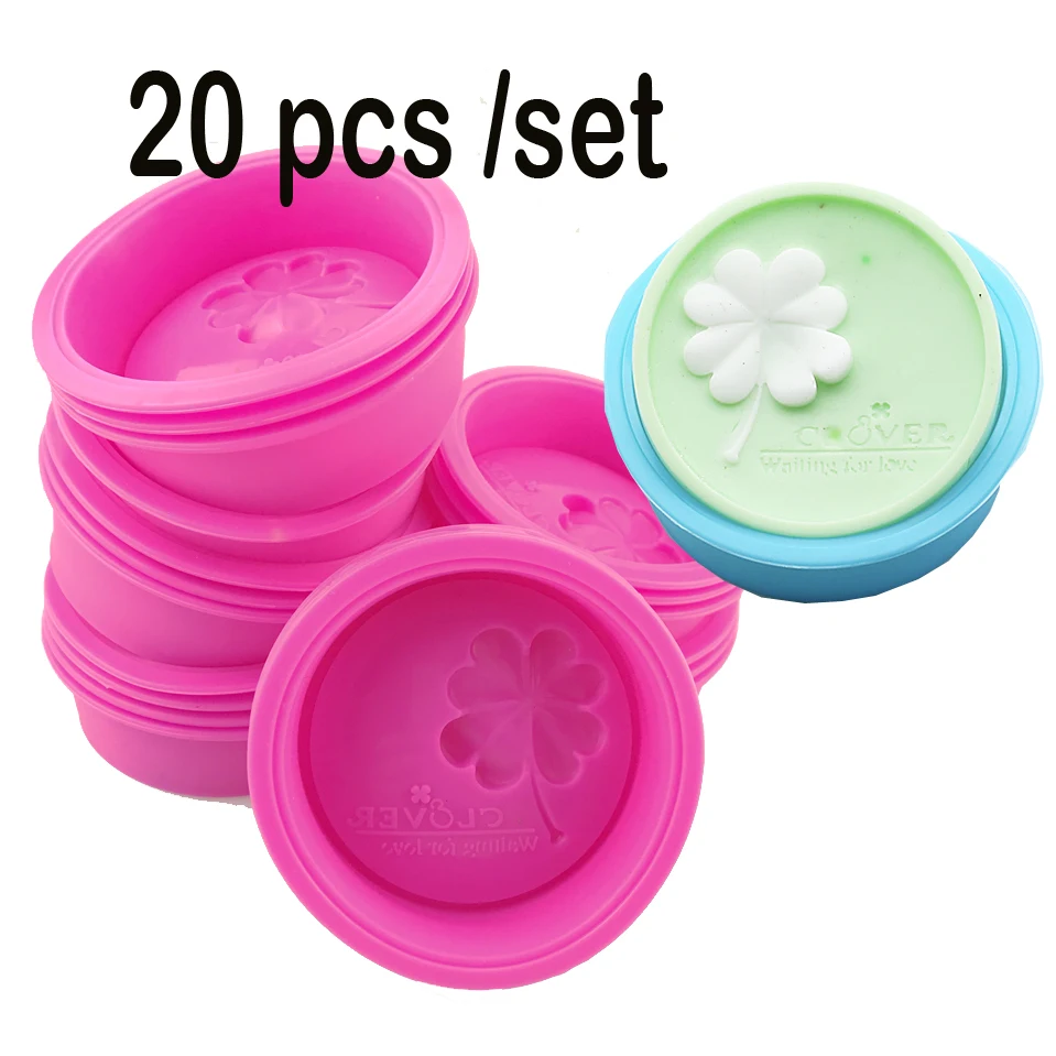 20pcs/set Handmade Silicone Mold Soap Muffin Cake Baking Set DIY Square Molds Making | Дом и сад