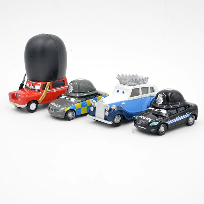 Disney Pixar Cars The Queen британский полицейский литой металл модель автомобиля из сплава