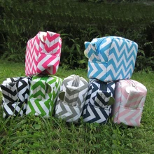 Мини шеврон макияж вместительная сумка для косметики банная сумка Дорожный Чехол шеврон дизайн косметички DOMIL106068