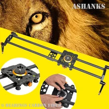ASHANKS 80cm 6 Bearings Carbon Fiber DSLR Camera DV Slider Track Video Stabilizer Rail Track Slider For DSLR or Camcorder