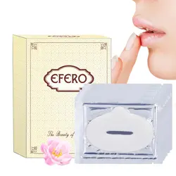 EFERO кристалл коллагеновая маска для губ увлажняющий, отшелушивающий против старения морщин Ремонт гелевые подушечки для губ Plumper Enhancer Pad 15