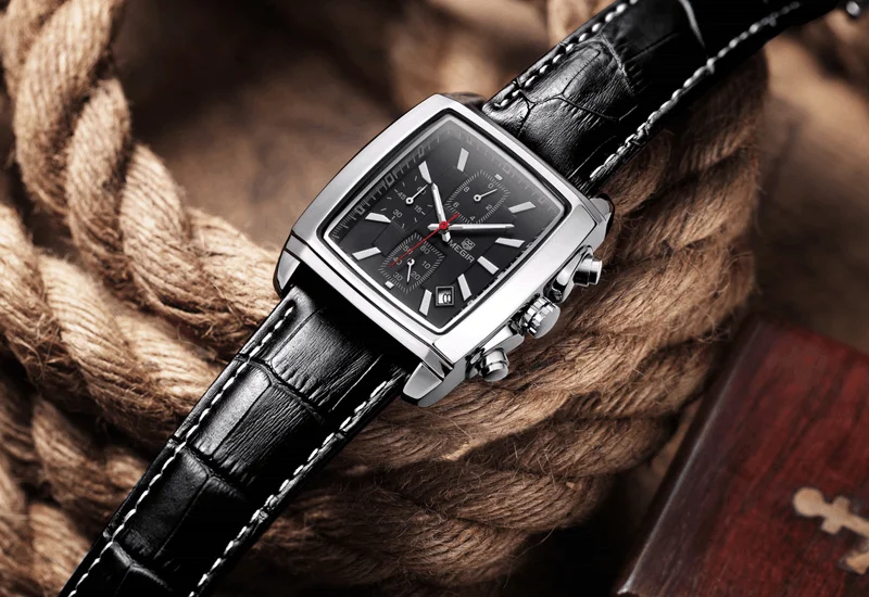 MEGIR Men's Sports Quartz Watch Side View