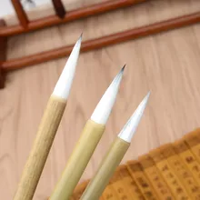 Расширенные шерстяные фиолетовые кроличьи волосы Китайская каллиграфия кисти ручка письмо и Рисование кисть для китайской живописи кабинетные канцелярские принадлежности