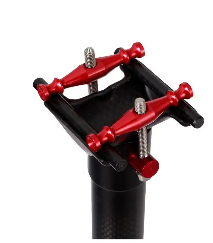 Hylix углеродный Seatpost-25.4MM* 400mm-146g-для CAAD SuperSix EVO, Synapse, CAAD12 - Цвет: red