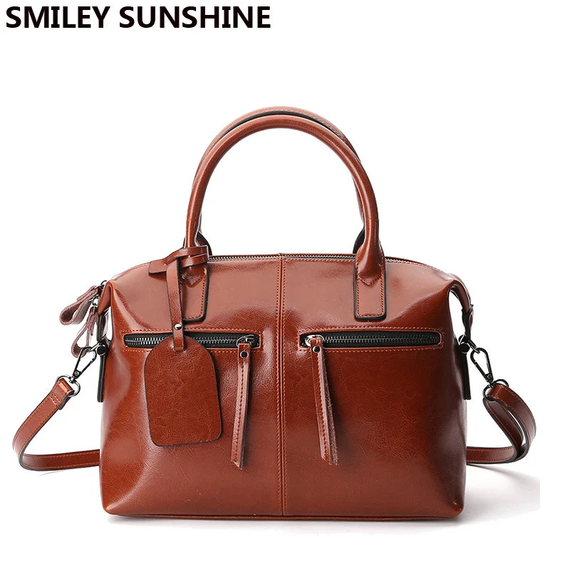 SMILEY SUNSHINE Сумки из натуральной кожи роскошные сумки женские дизайнерские кожаные