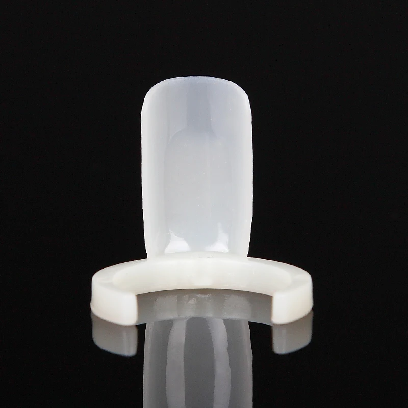 50Pcs set Polish UV Gel Colored Pops Ring Style Nail Tips for Bottle Display Manicure Tool 4