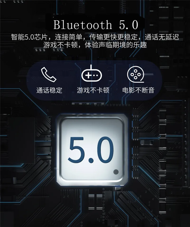 Q10 Bluetooth 5,0 гарнитура Беспроводные наушники с микрофоном 30 часов в режиме разговора свободные руки для вождения спорта для iPhone huawei xiaomi