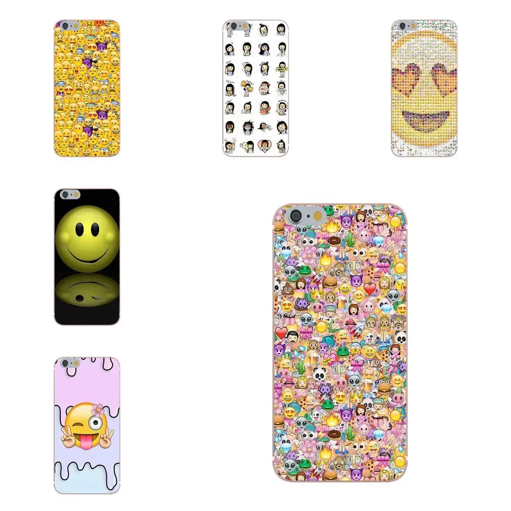 

Qdowpz Emoji Happy Smiley Custom For Galaxy Alpha Core Prime Note 4 5 8 S3 S4 S5 S6 S7 S8 S9 mini edge Plus Soft TPU Shell