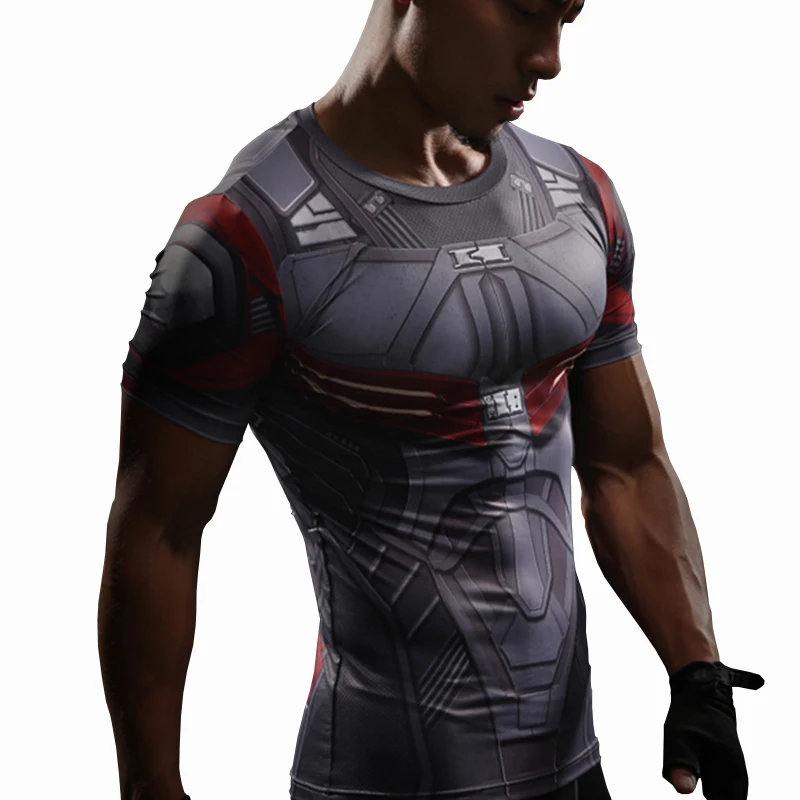 Captain America Civil War Tee 3DPrinted 