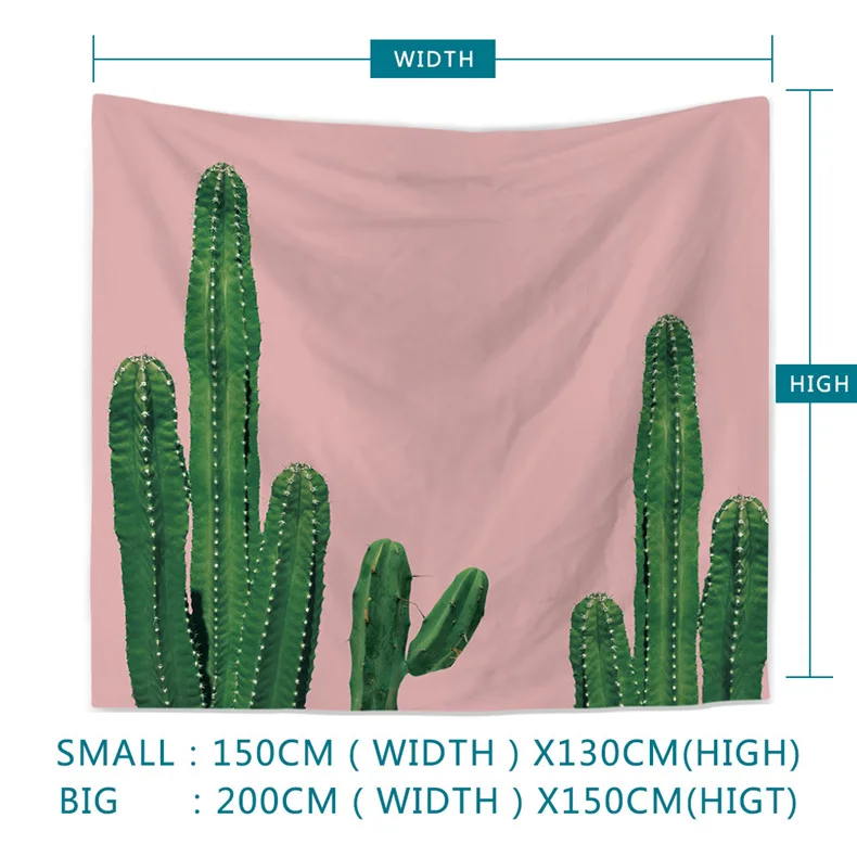 New Cactus Design Printed Polyester Wall Tapestry Yoga Mat Home Decor Soft Hanging Tapestry Bedroom Carpet Modern Art Blanket New Cactus Design Printed Polyester Wall Tapestry Yoga Mat Home Decor Soft Hanging Tapestry Bedroom Carpet Modern Art Blanket