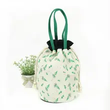 Small bouquets of fresh chopped pocket Ms bucket shape draw string bag Joker interlayer small cloth