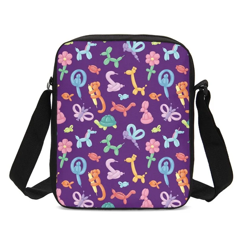 

VEEVANV Small Crossbody Bags For Boys Girls Cute Cool Animal Puppy Balloon 3D Printing Messenger Bags Handbags Casual Sling Bags