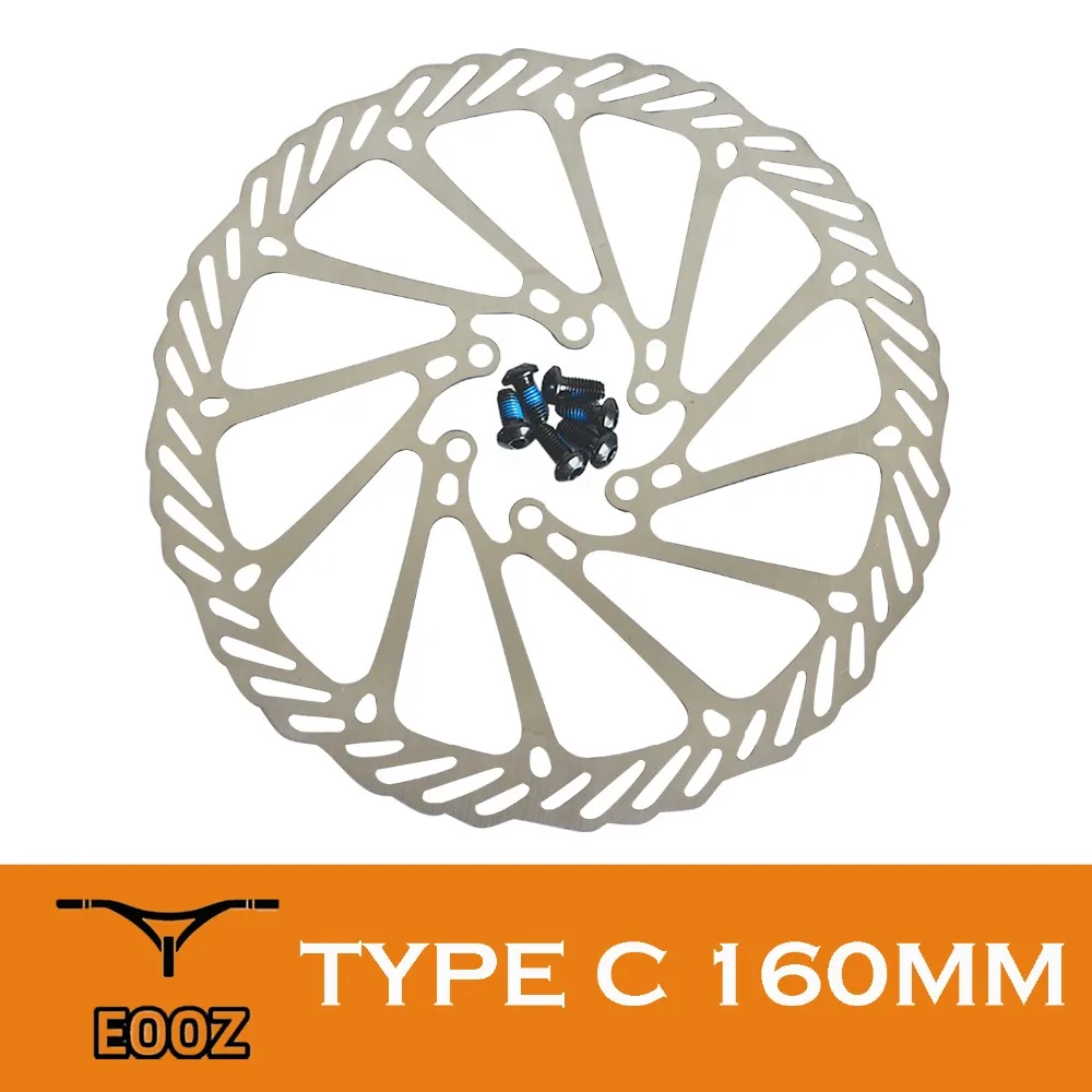 EOOZ الدراجة الجبلية MTB دراجة أجزاء الطريق كابح دراجة قرصي الدوارات 6 بوصة 160 مللي متر مع البراغي EOOZ الدراجة الجبلية MTB دراجة أجزاء الطريق كابح دراجة قرصي الدوارات 6 بوصة 160 مللي متر مع البراغي