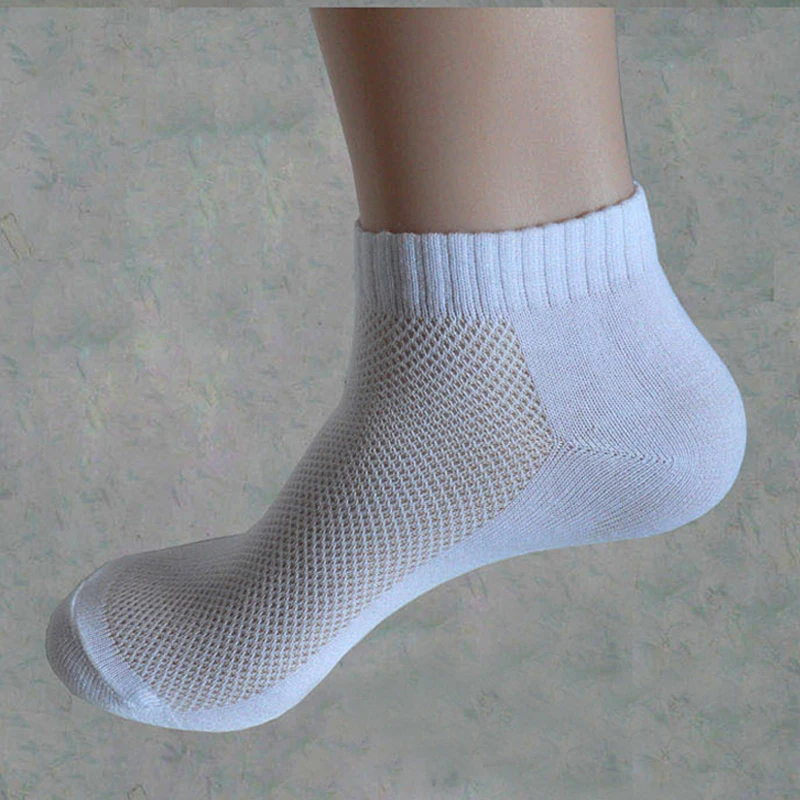 10 шт. = 5 пар, модные новые мужские хлопковые носки классические качественные Повседневные носки на лето и осень, 3 цвета, Повседневные Дышащие носки в сеточку
