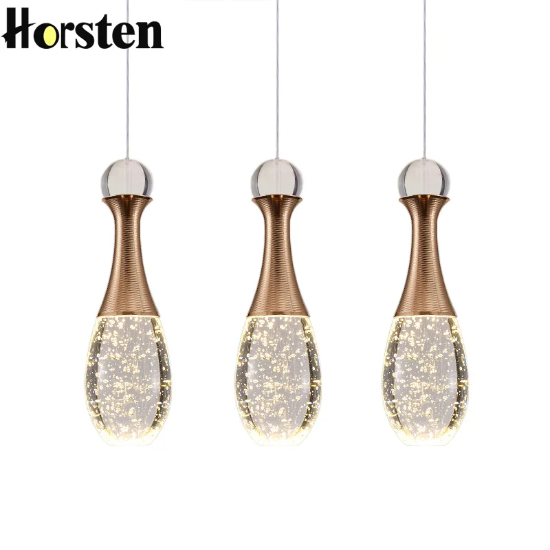 

Horsten Nordic Pendant Lamp Minimalism Restaurant Lights Bubble Lustre Crystal Pendant Light Modern Hanging Lamp For Dining Room