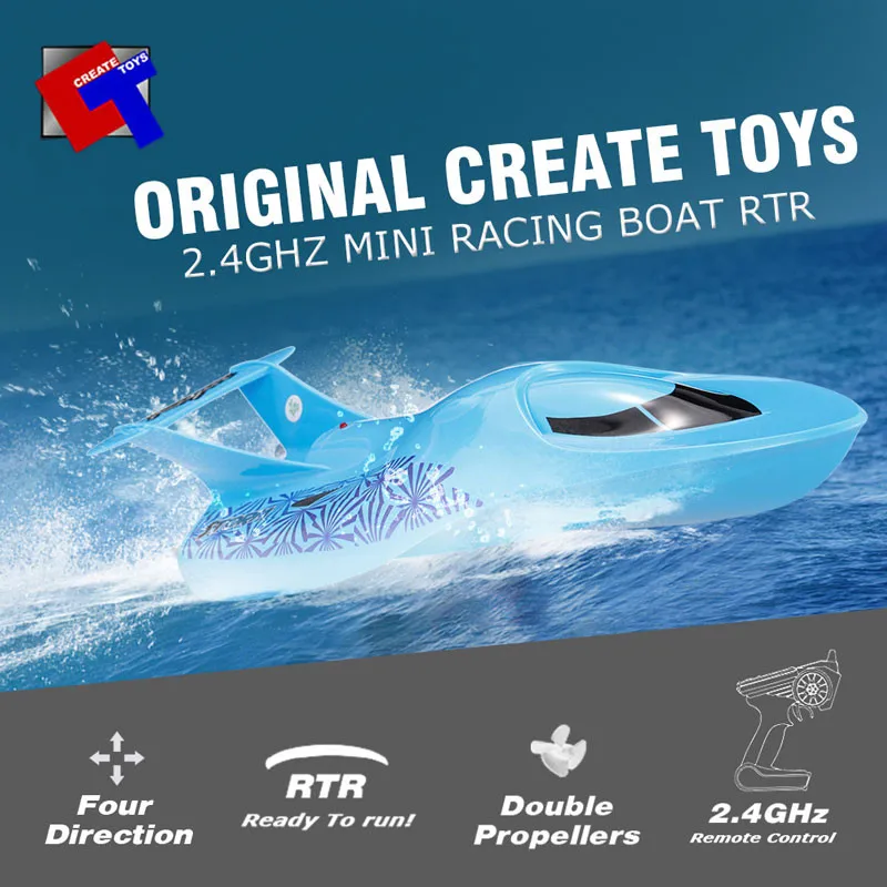 

Flytec 3322 2.4G 4CH Speed Radio Remote Control Electric Mini RC Boat Kids Children Toy Model Gift