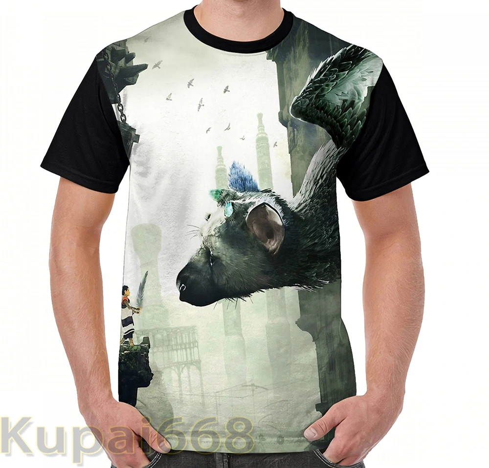 Забавная футболка с графическим принтом мужские топы футболки женская The Last Guardian