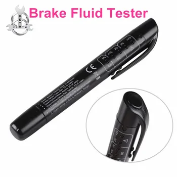 

Auto Liquid testing Brake Fluid Tester pen 5 LED indicator display for DOT3/DOT4 mini electronic pen brake fluid tester Digital