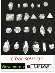 clear sew on