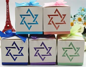 

Baby Shower Favor Popular and Originality Candy Box Baby Car Series Box 5 Color Option with Ribbon 60pcs/lot