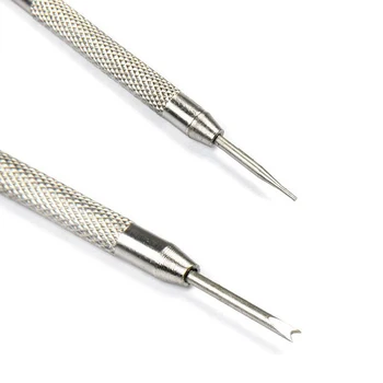 

2018 1Pc Ultra Durable Stainless Steel Spring Bars Tool Remover Watch Strap Band Spring Bar Tool Iron Watch Chain Regulator