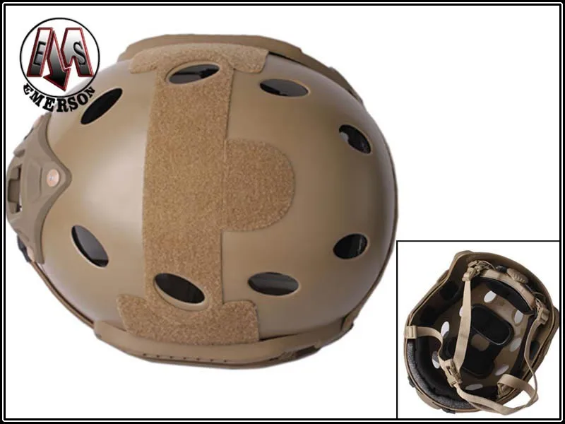 EMERSON Быстрый Шлем параспасательный прыжок типа страйкбол Регулируемый шлем темная земля EM5668A