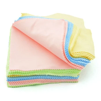 

New 12*12cm 10pcs/set Square Micro Fiber Glasses Cleaning Cloth Lens Cleaners