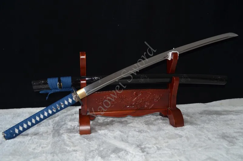 Высокое качество MARU 1060 высокоуглеродистой стали Хамон японский меч самурая Катана может вырезать бамбуковое дерево