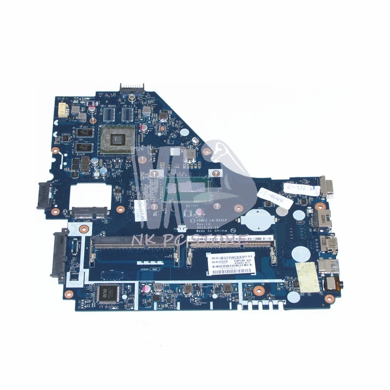 Материнская плата NOKOTION V5WE2 для ноутбука основная Acer aspire LA 9531P материнская SR16E E1 572G