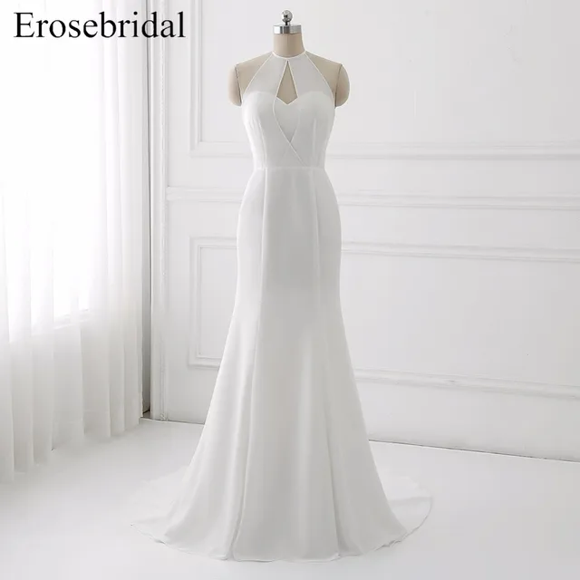 mermaid halter wedding dresses white white halter wedding dress lace mermaid backless bridal gown sleeveless with train vestito sposa mermaid halter wedding dresses white white halter wedding dress lace mermaid backless bridal gown sleeveless with train vestito sposa