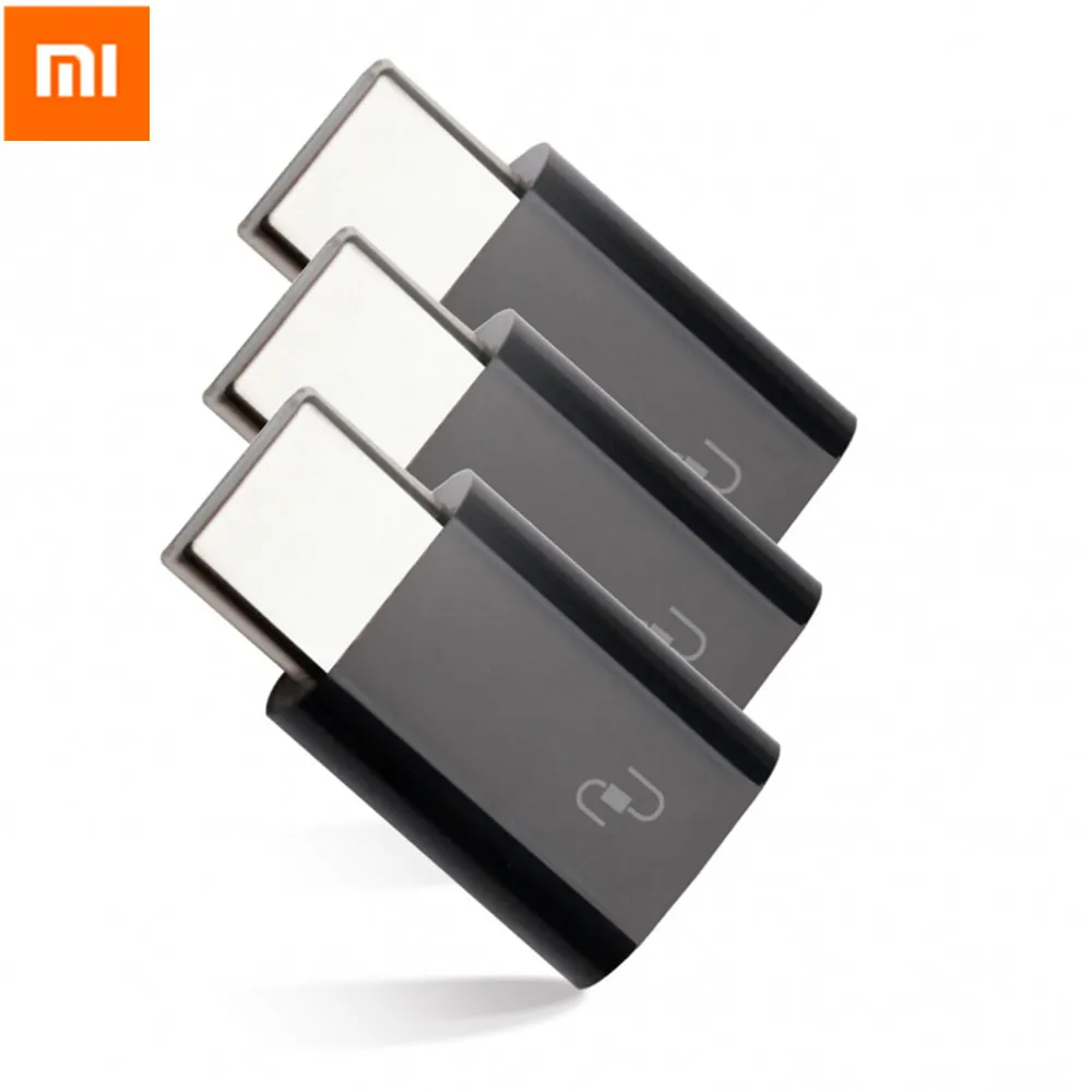 

3 Pieces Original Xiaomi Mi Charger Adapter Portable Micro USB Type-c Adapter For Xiaomi Mi4C OnePlus 2