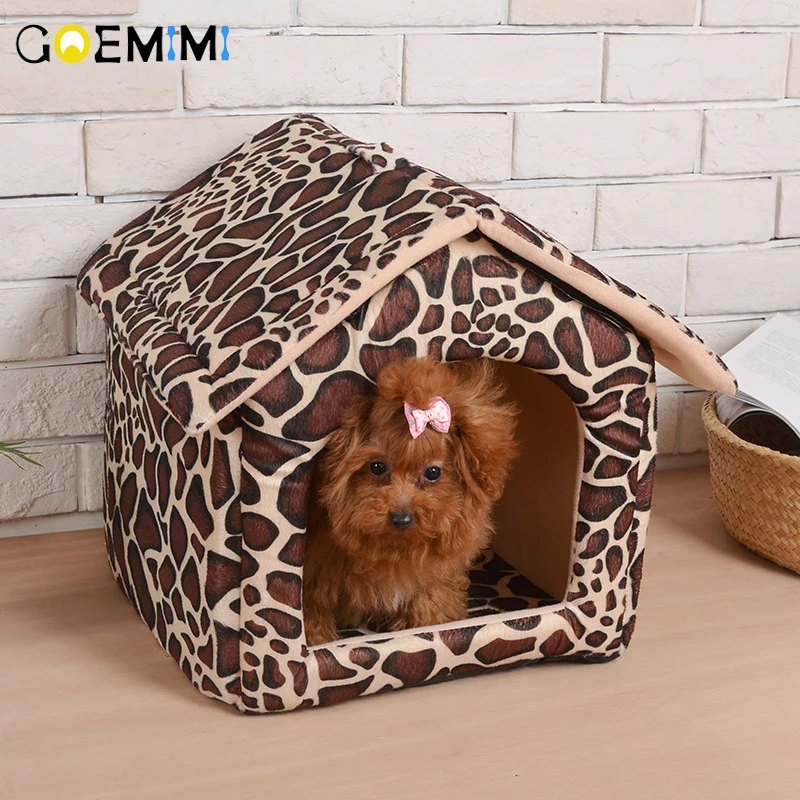 

New Arrival Dog Fashion House Winter Soft Kennel For Pet Cat Top Quality Puppy Sleeping House camas para perro
