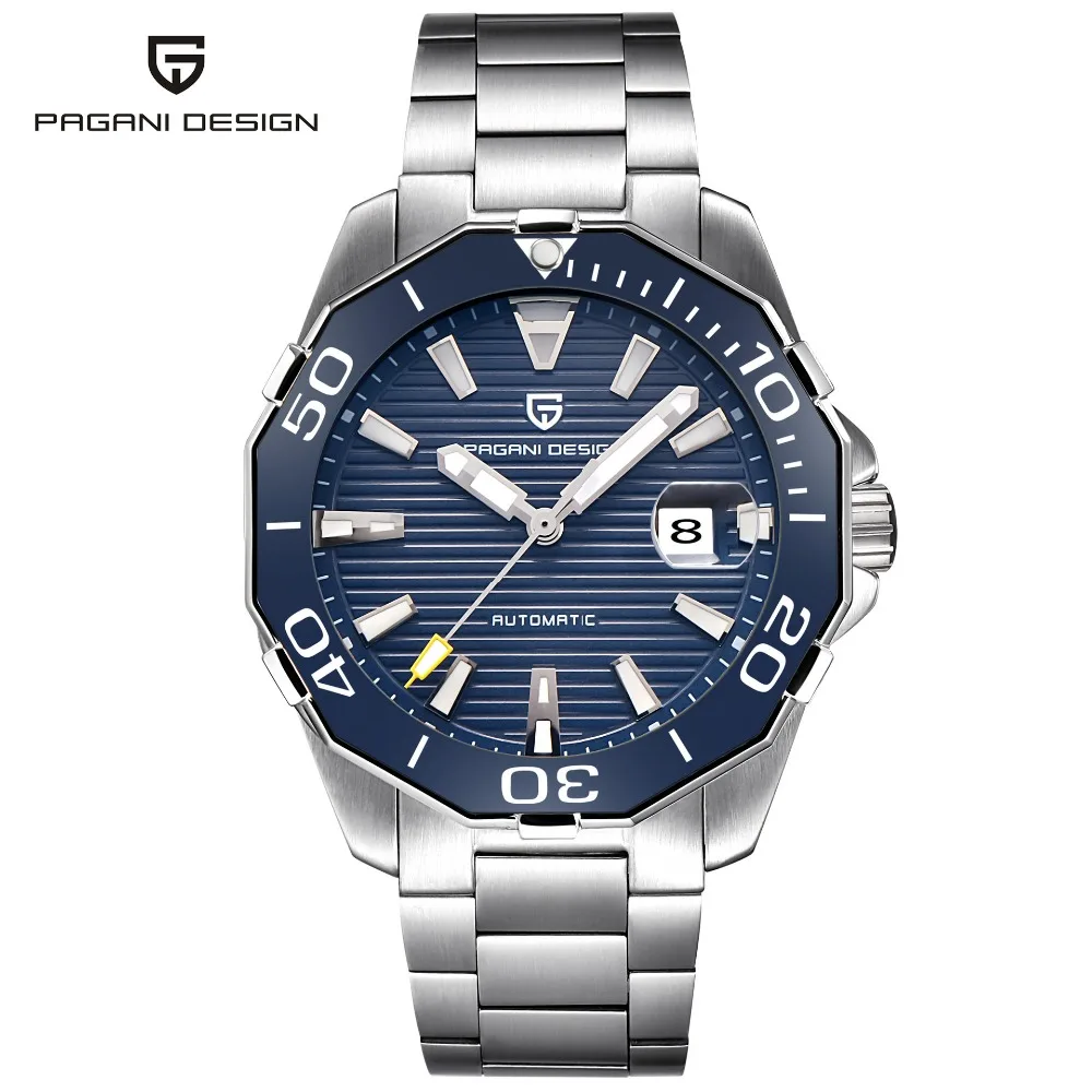 

2019 New Brand PAGANI DESIGN 1617 Men's Military Sport Mechanical Watches Waterproof Stainless Steel Top Brand Luxury Men Watch