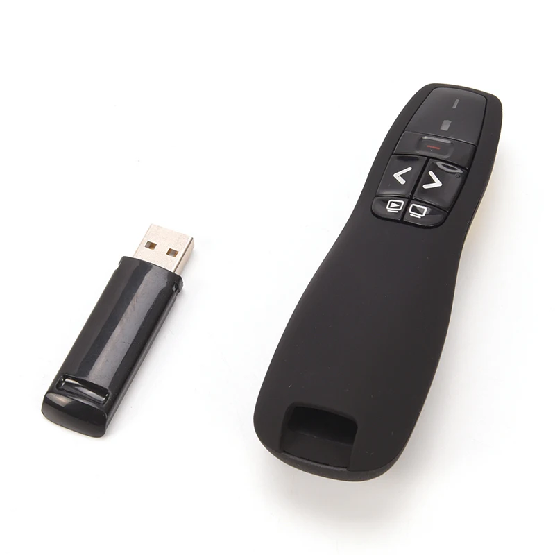 For Power Point Presentation 2.4Ghz USB RF Wireless Presenter Handheld Pointer PPT Remote Control With Red Laser Pointer Pen