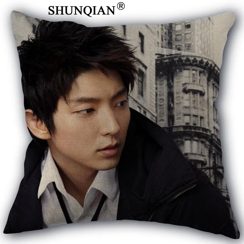 Чехол для подушки LEE JOON GI хлопок на молнии подарочный чехол большого