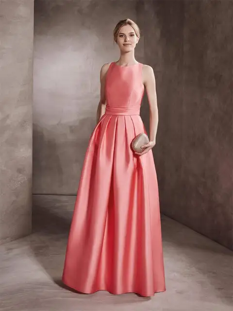 vestido de festa em cetim