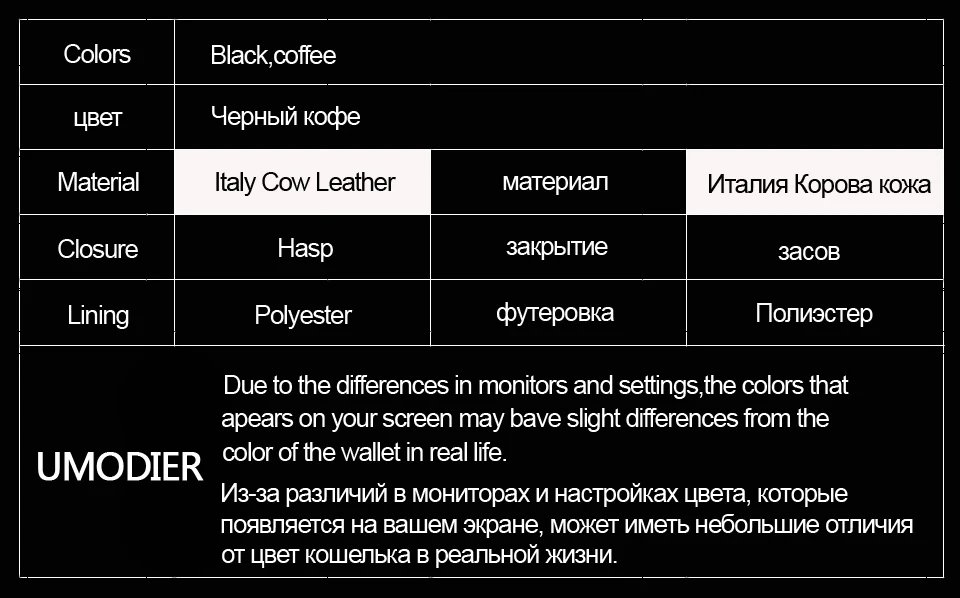 UMODIER из натуральной кожи RFID зажим для денег кошелек Тонкий с металлическим держателем для денег Магнитный Засов зажимы Карманный Кошелек Зажим