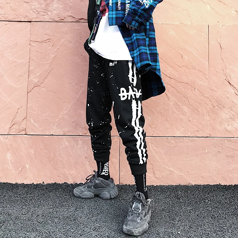 New 2018 Men's Fashion Autumn Summer Cotton Clown Pants Hip Hop Elastic