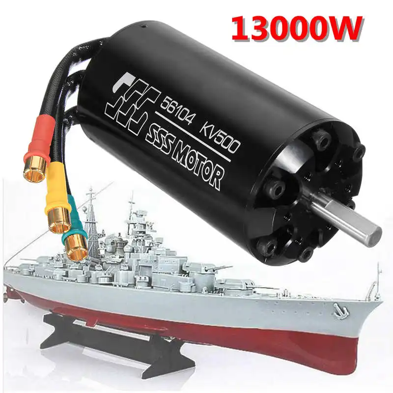 

SSS 56104/500KV Brushless Motor 6 Poles For RC Marine Boats Electric Surfboard