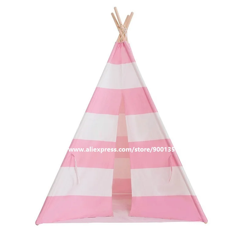 pink girl play tent indoor 00