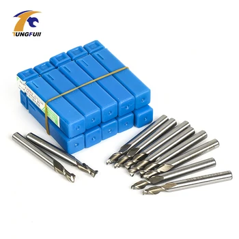 

2-6mm End Mill Set HSS 2 Flute Milling Cutter Router Bit CNC Router Bits Milling Cutter Cutting Engraving