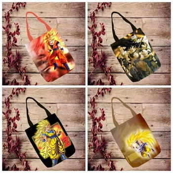 

IVYYE 1PCS Dragon Ball Fashion Anime Canvas Shoulder Bags Casual Shopping Bag Tote Handbag Travel Lady Girls New